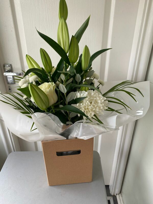 Flowers delivered to customer