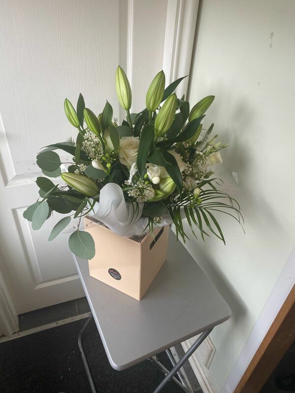 Flowers delivered to customer