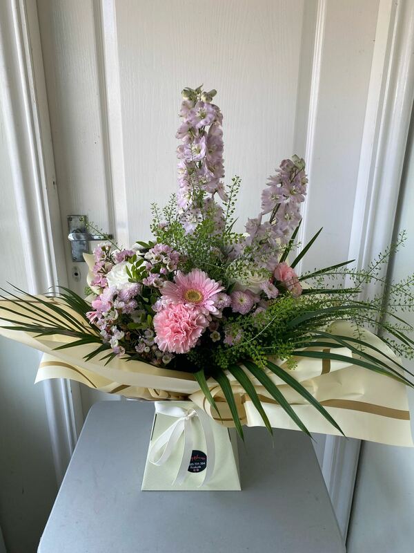 Flowers delivered to customer