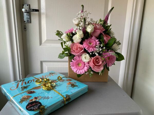 Flowers delivered to customer