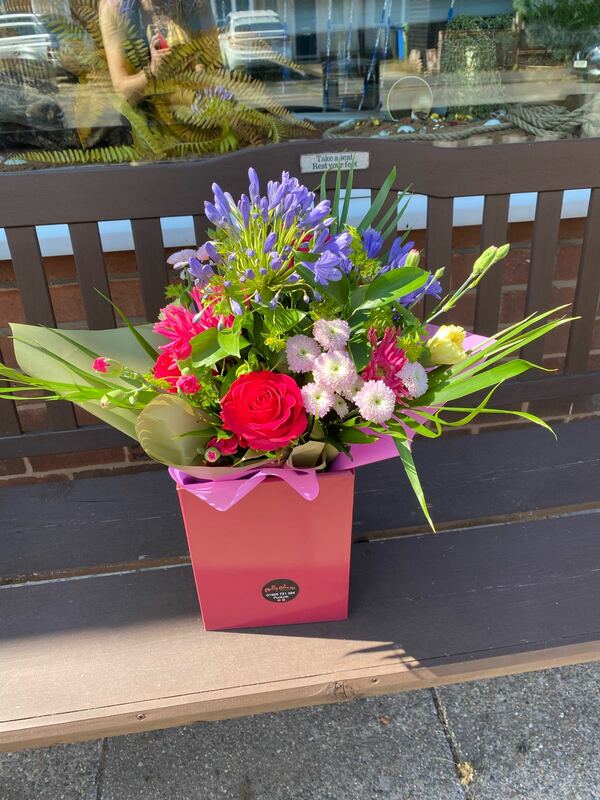 Flowers delivered to customer