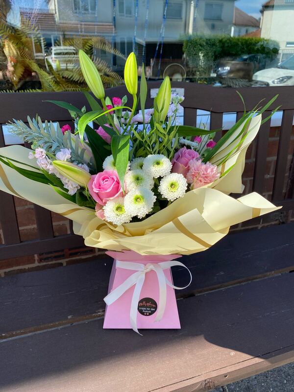 Flowers delivered to customer