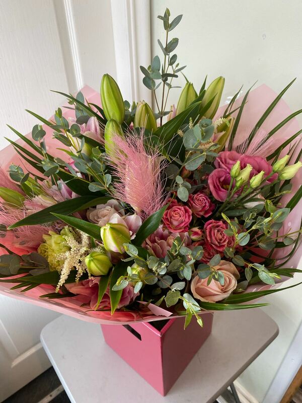Flowers delivered to customer