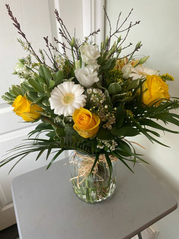 Flowers delivered to customer
