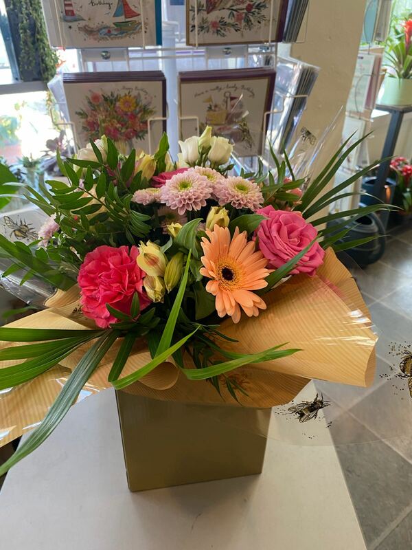 Flowers delivered to customer