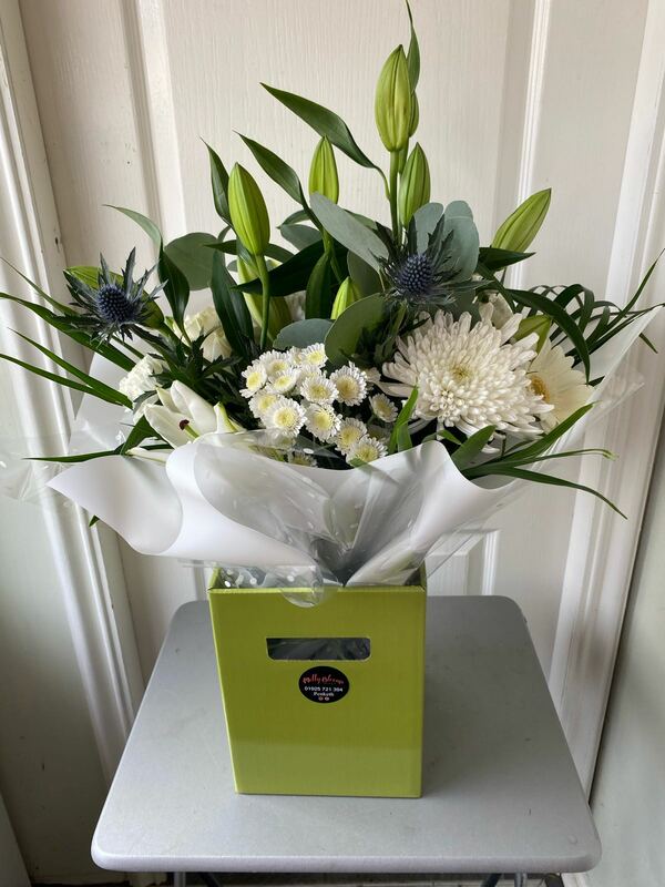 Flowers delivered to customer