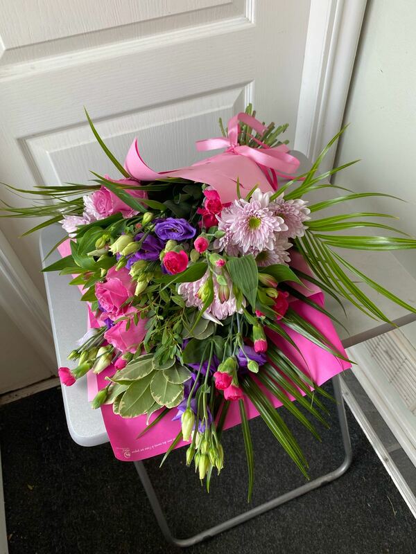 Flowers delivered to customer
