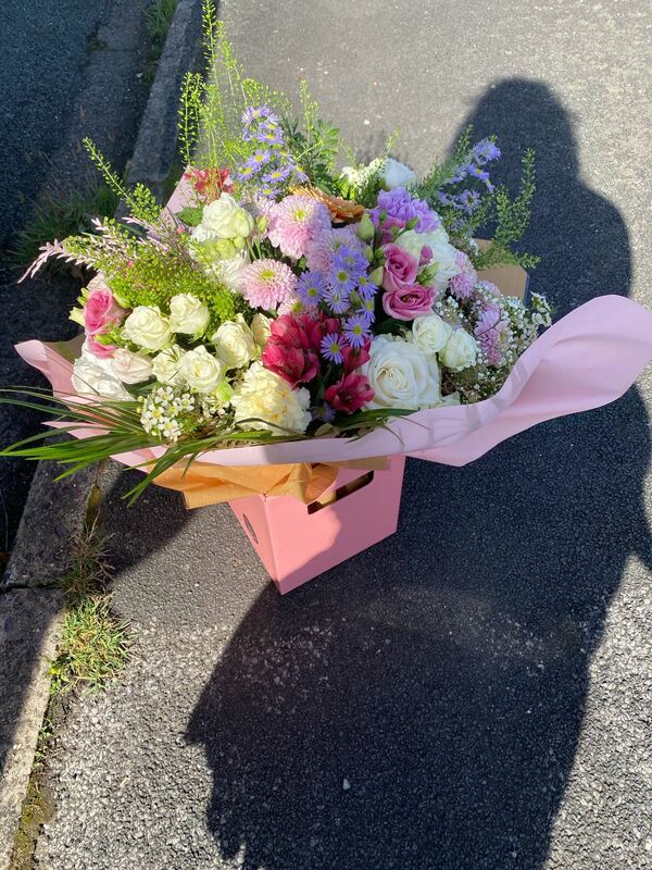 Flowers delivered to customer