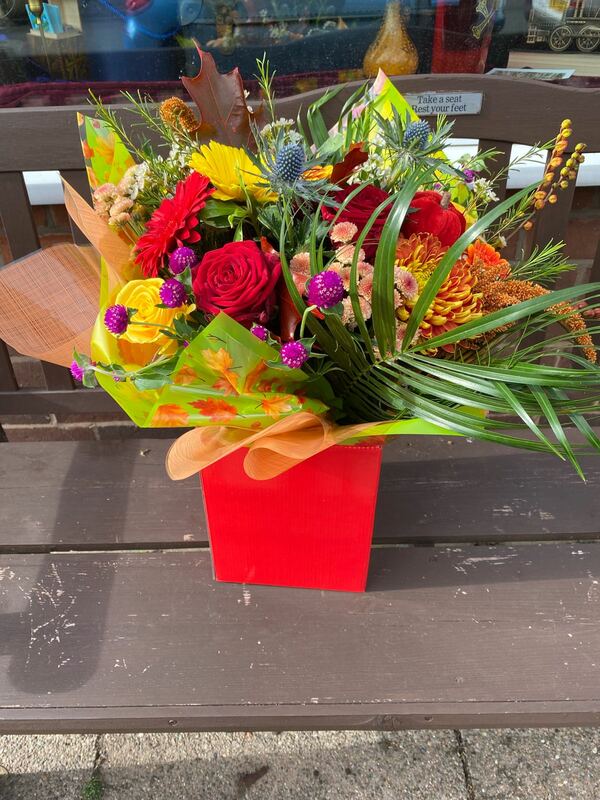 Flowers delivered to customer