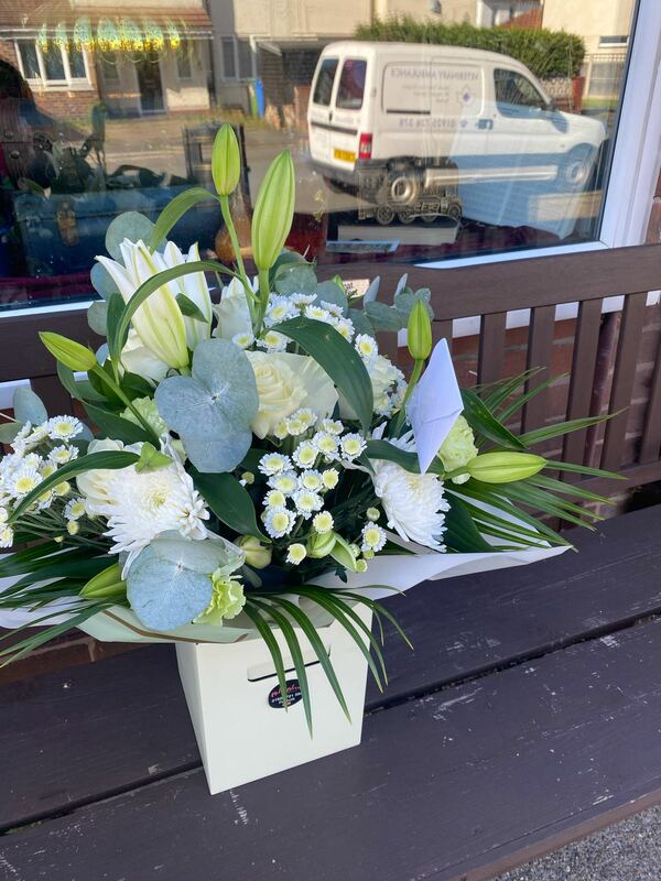 Flowers delivered to customer