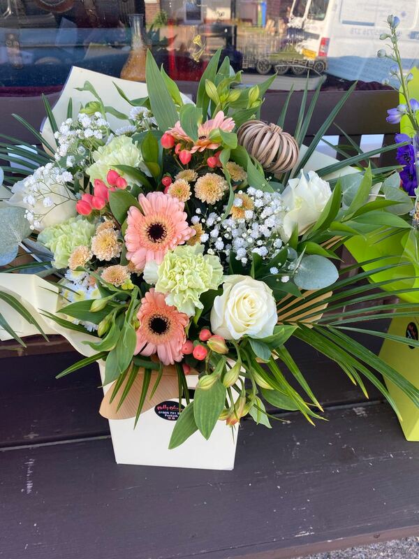 Flowers delivered to customer