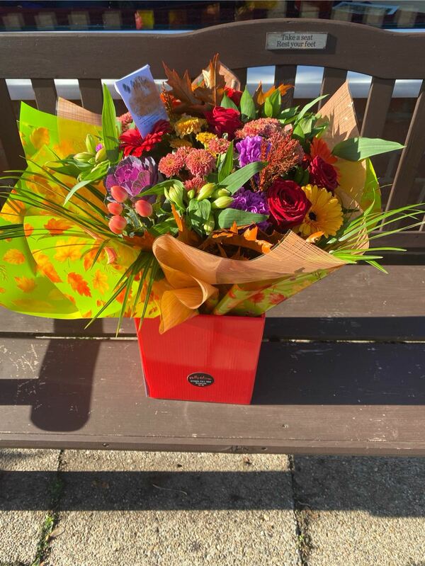 Flowers delivered to customer