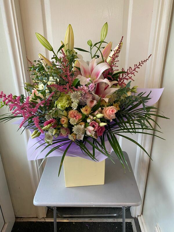Flowers delivered to customer