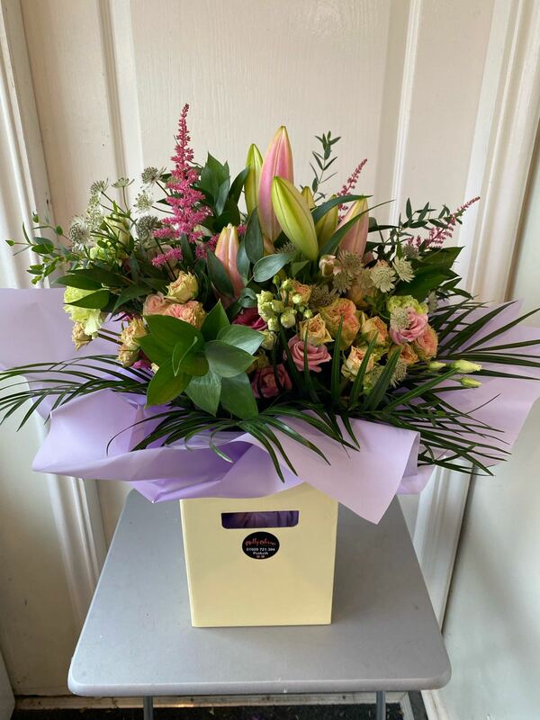 Flowers delivered to customer