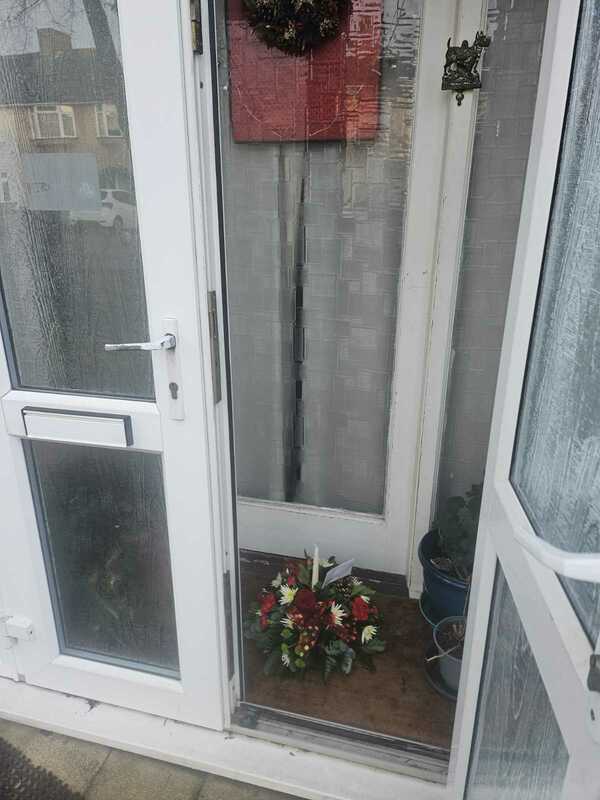 Flowers delivered to customer