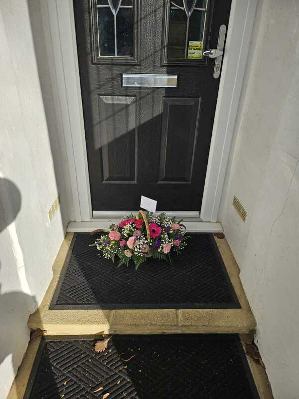 Flowers delivered to customer
