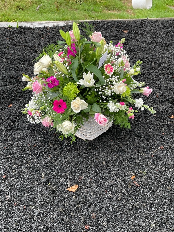 Flowers delivered to customer
