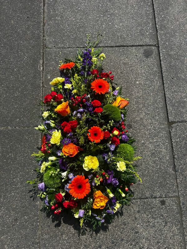 Flowers delivered to customer