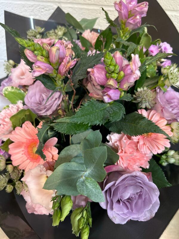 Flowers delivered to customer