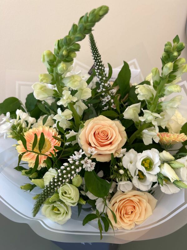 Flowers delivered to customer