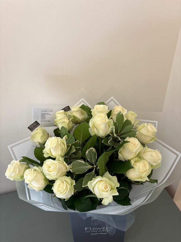 Flowers delivered to customer