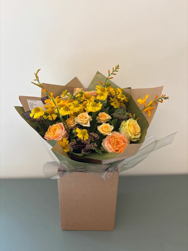 Flowers delivered to customer