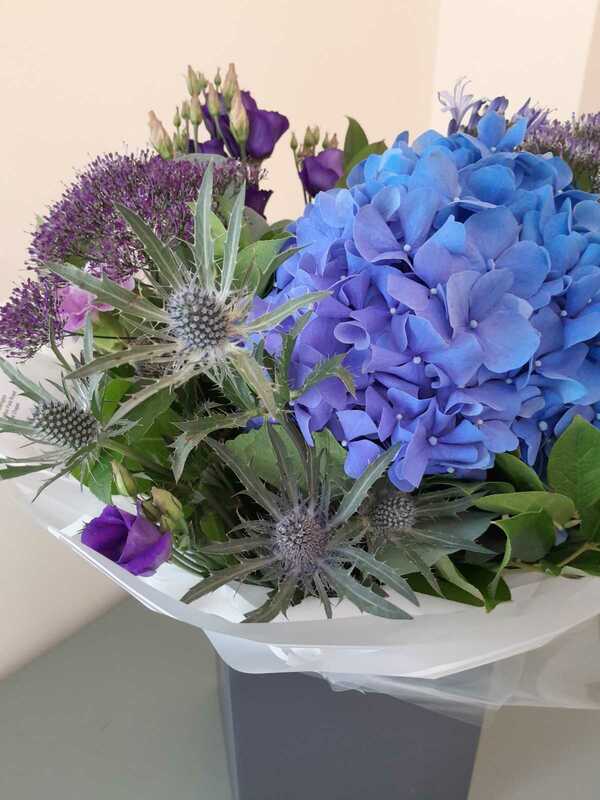 Flowers delivered to customer