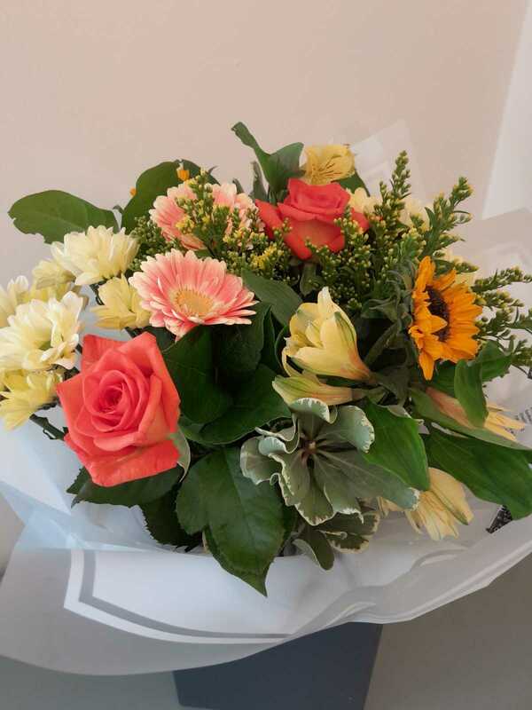 Flowers delivered to customer
