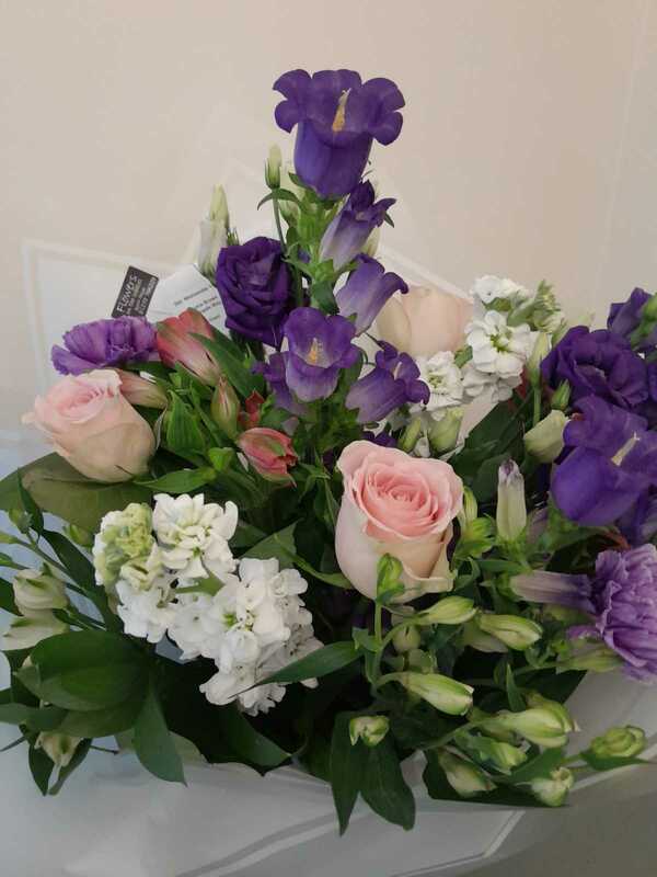 Flowers delivered to customer