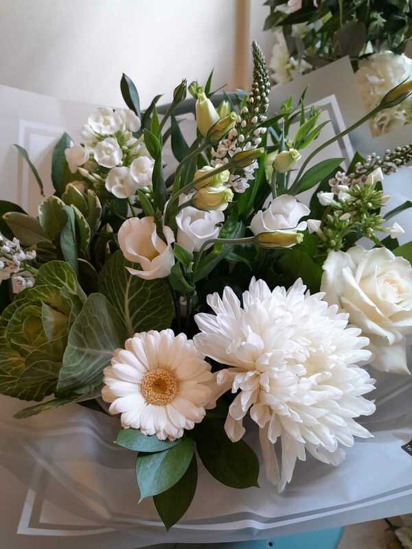 Flowers delivered to customer