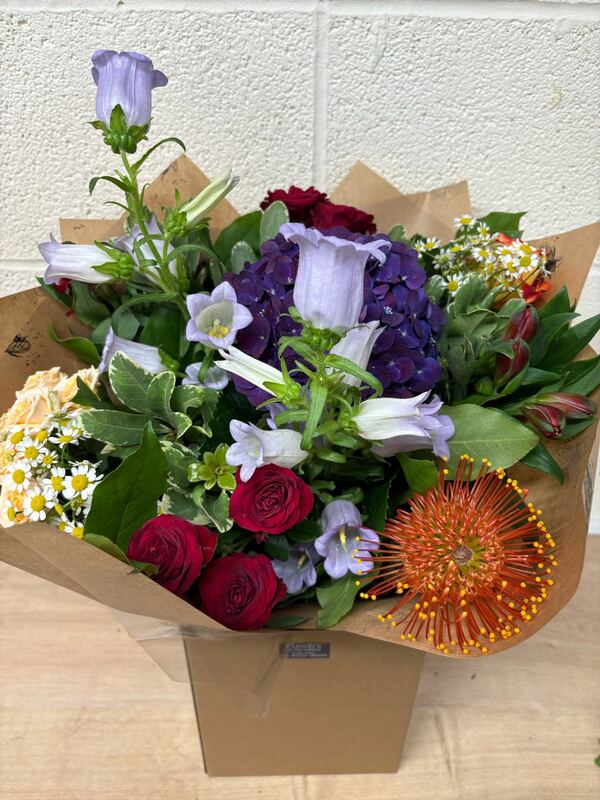 Flowers delivered to customer