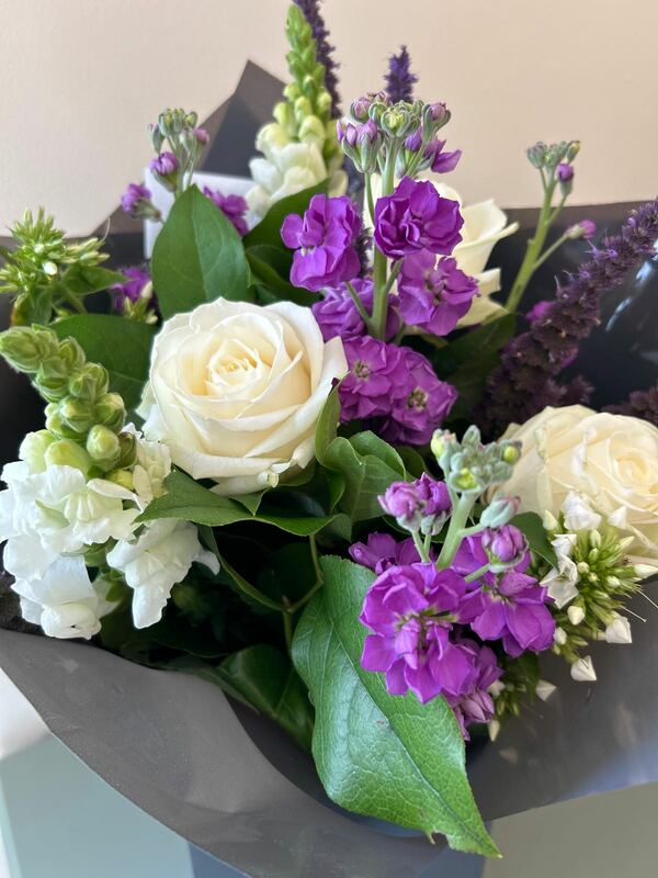 Flowers delivered to customer