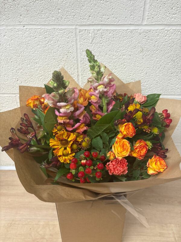Flowers delivered to customer