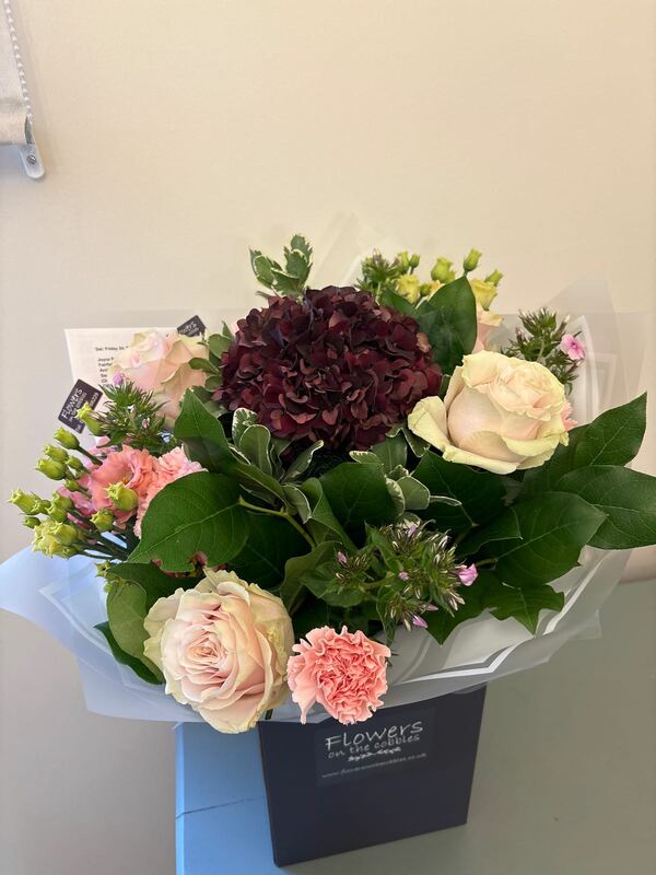 Flowers delivered to customer