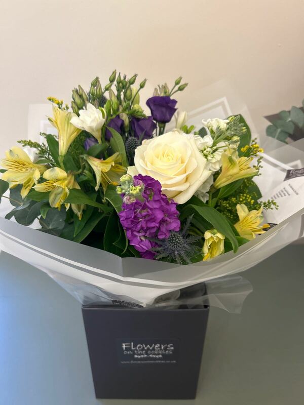 Flowers delivered to customer