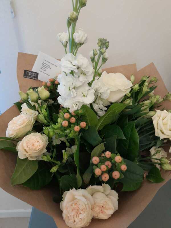 Flowers delivered to customer