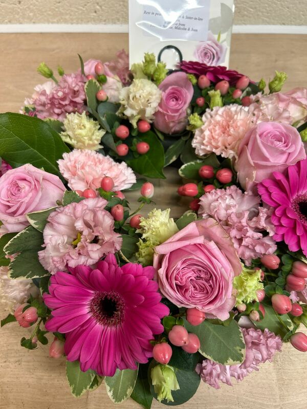 Flowers delivered to customer