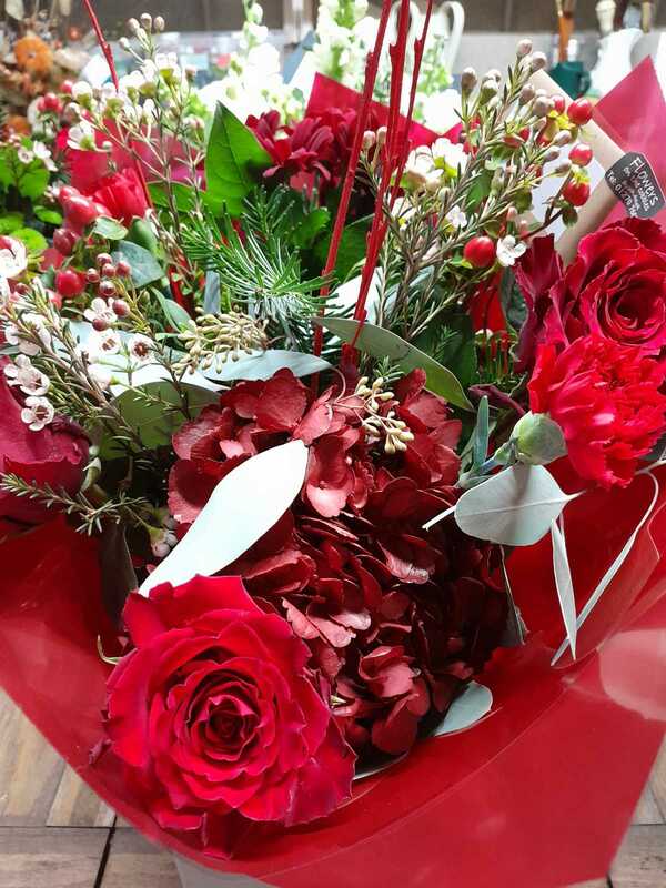 Flowers delivered to customer