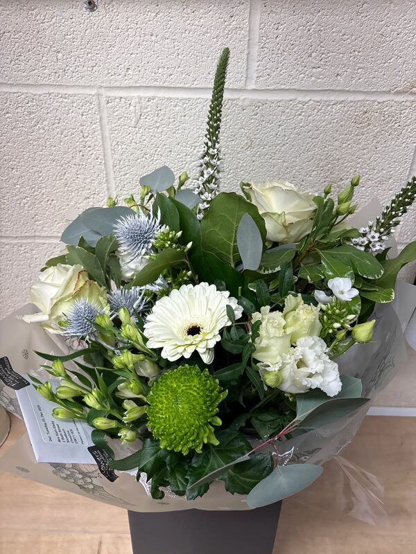 Flowers delivered to customer