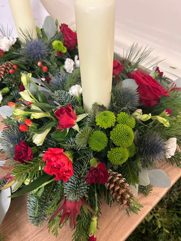 Flowers delivered to customer