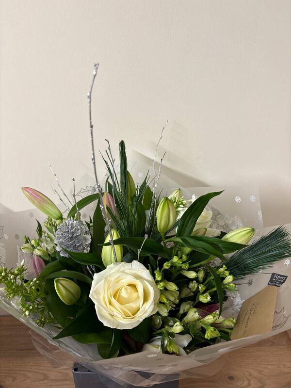 Flowers delivered to customer