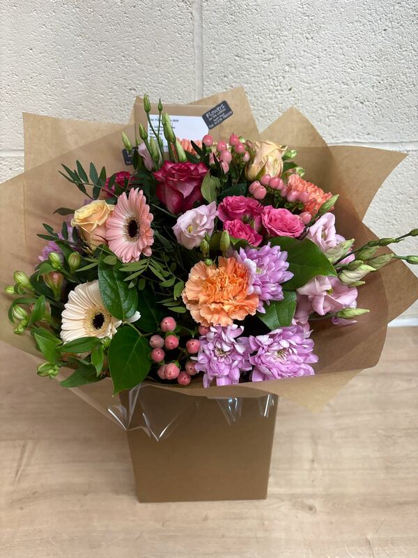 Flowers delivered to customer