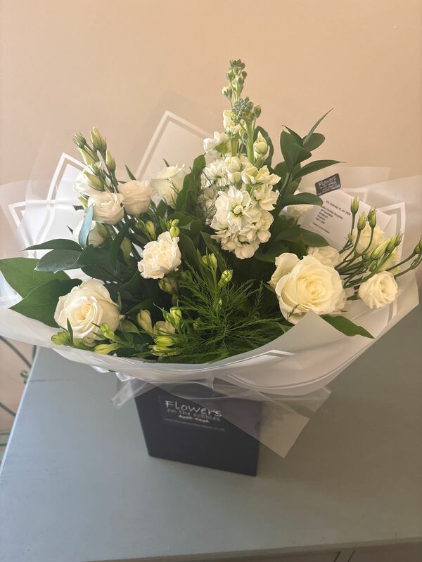 Flowers delivered to customer