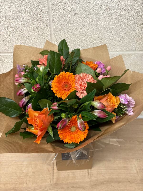Flowers delivered to customer