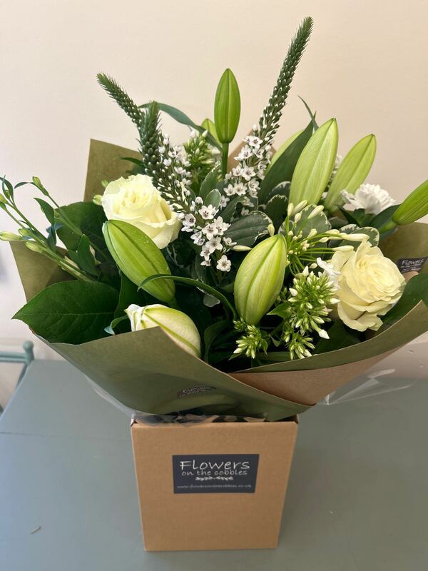 Flowers delivered to customer