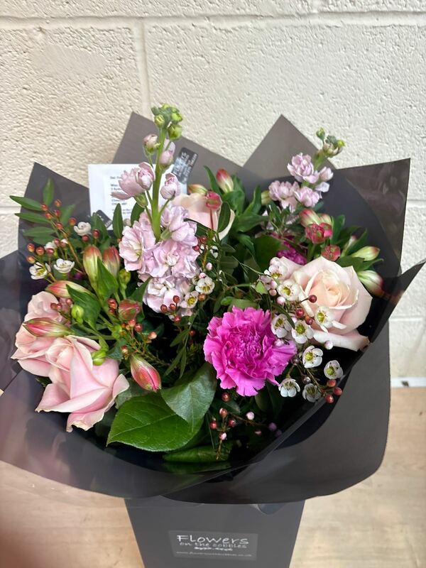 Flowers delivered to customer