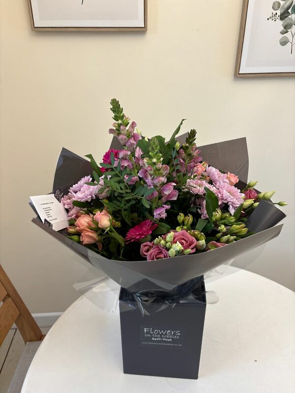 Flowers delivered to customer