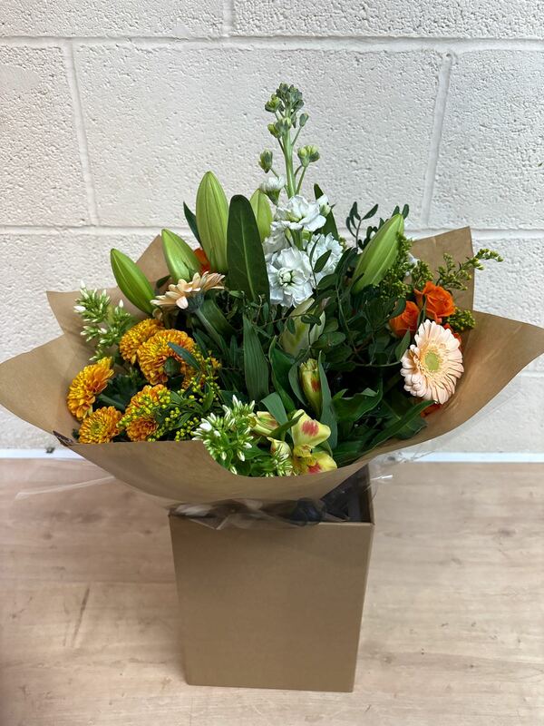 Flowers delivered to customer