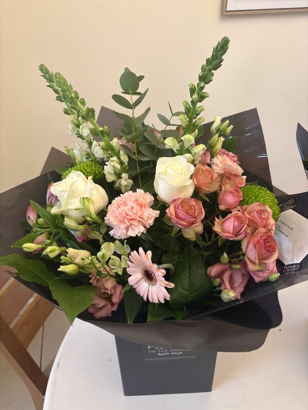 Flowers delivered to customer