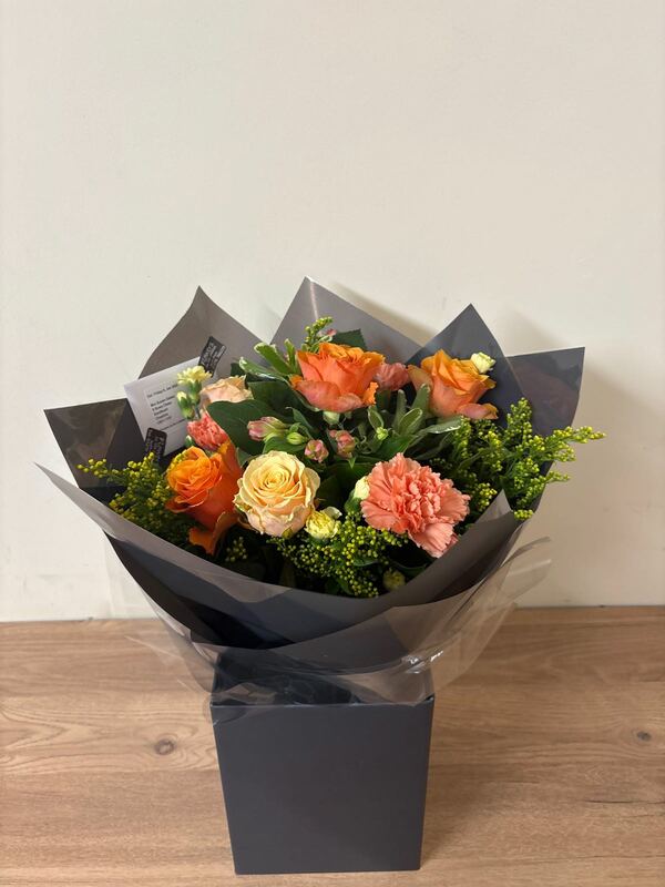 Flowers delivered to customer